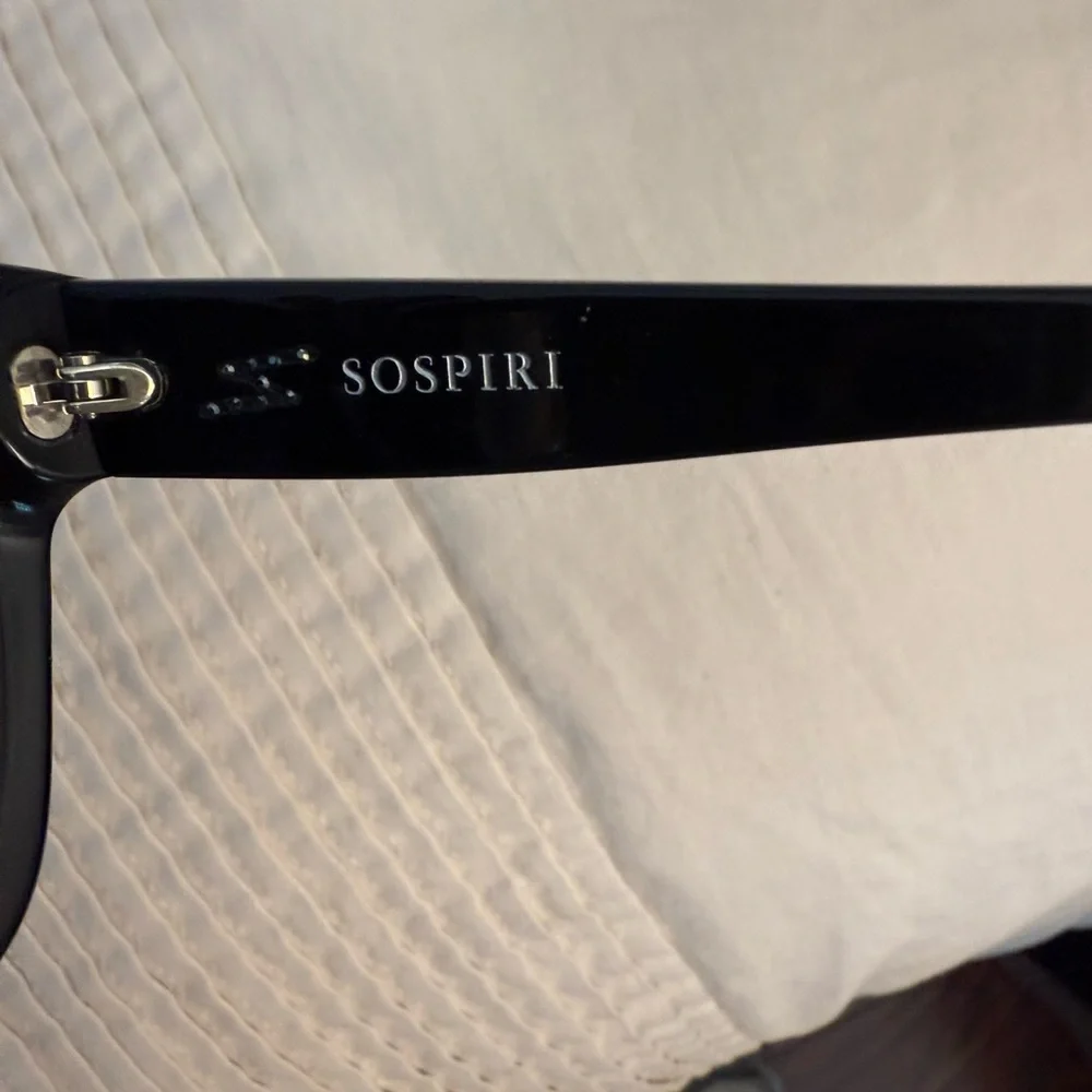 Sospiri Rocio Black Women’s Sunglasses With Clear Swarovski Crystals - Picture 3 of 7